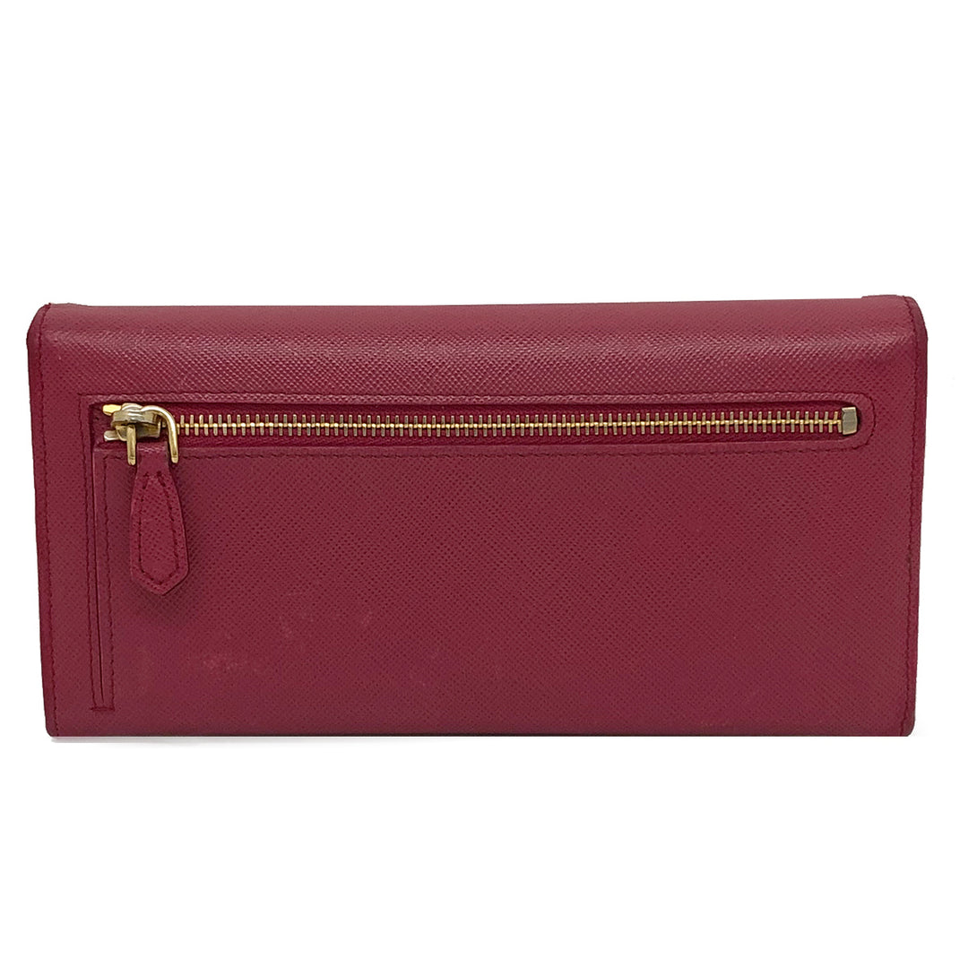PRADA プラダ 
 2つ折り長財布 長財布 
レザー ピンク系