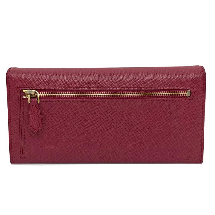 PRADA プラダ 
 2つ折り長財布 長財布 
レザー ピンク系