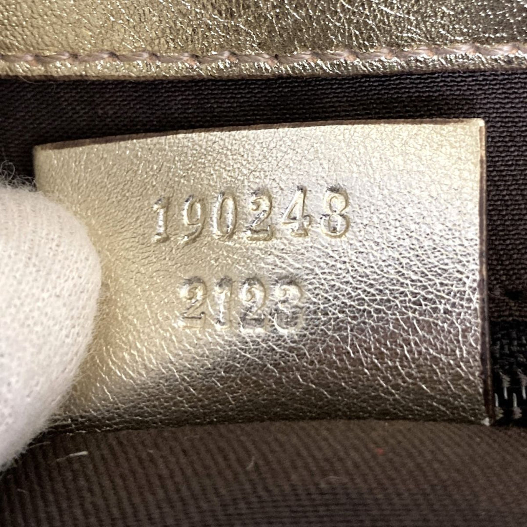 GUCCI グッチ 
 190248  ショルダーバッグ 
GGキャンバス/レザー  ベージュ