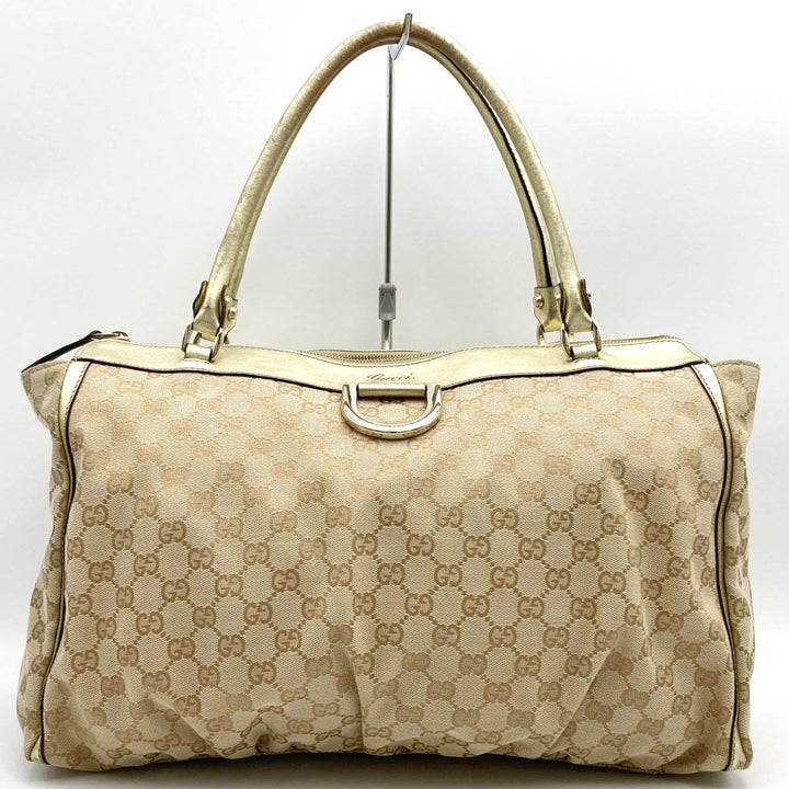 GUCCI グッチ 
 190248  ショルダーバッグ 
GGキャンバス/レザー  ベージュ