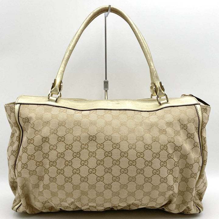 GUCCI グッチ 
 190248  ショルダーバッグ 
GGキャンバス/レザー  ベージュ