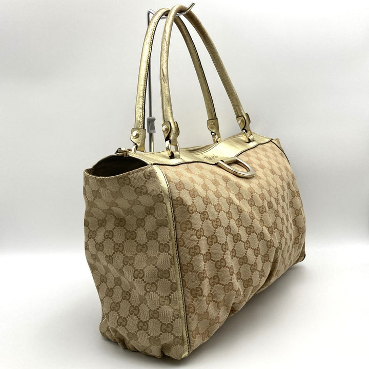 GUCCI グッチ 
 190248  ショルダーバッグ 
GGキャンバス/レザー  ベージュ