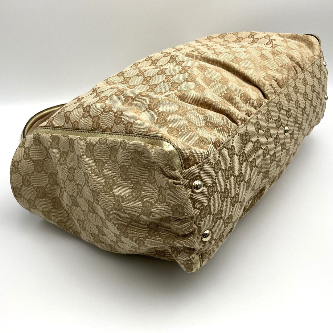 GUCCI グッチ 
 190248  ショルダーバッグ 
GGキャンバス/レザー  ベージュ