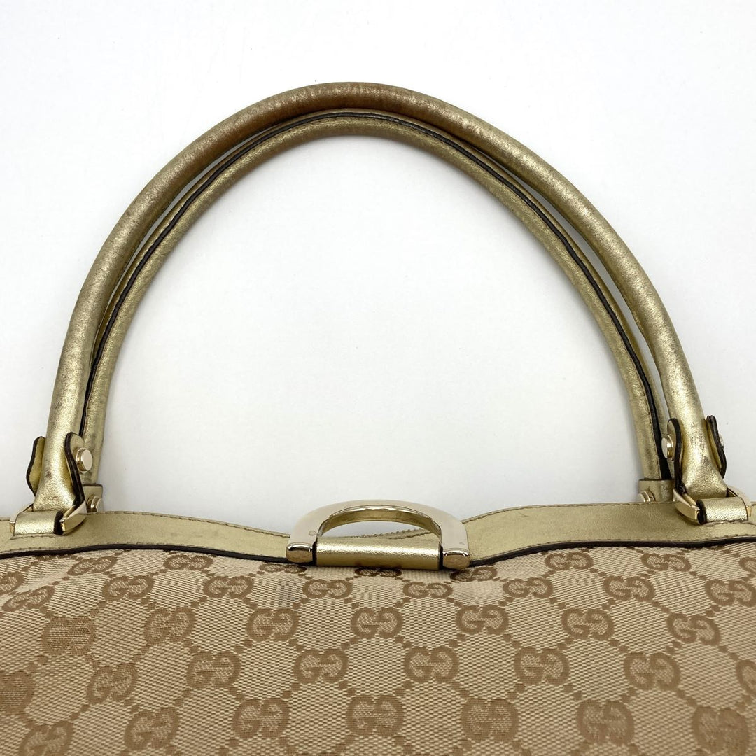 GUCCI グッチ 
 190248  ショルダーバッグ 
GGキャンバス/レザー  ベージュ