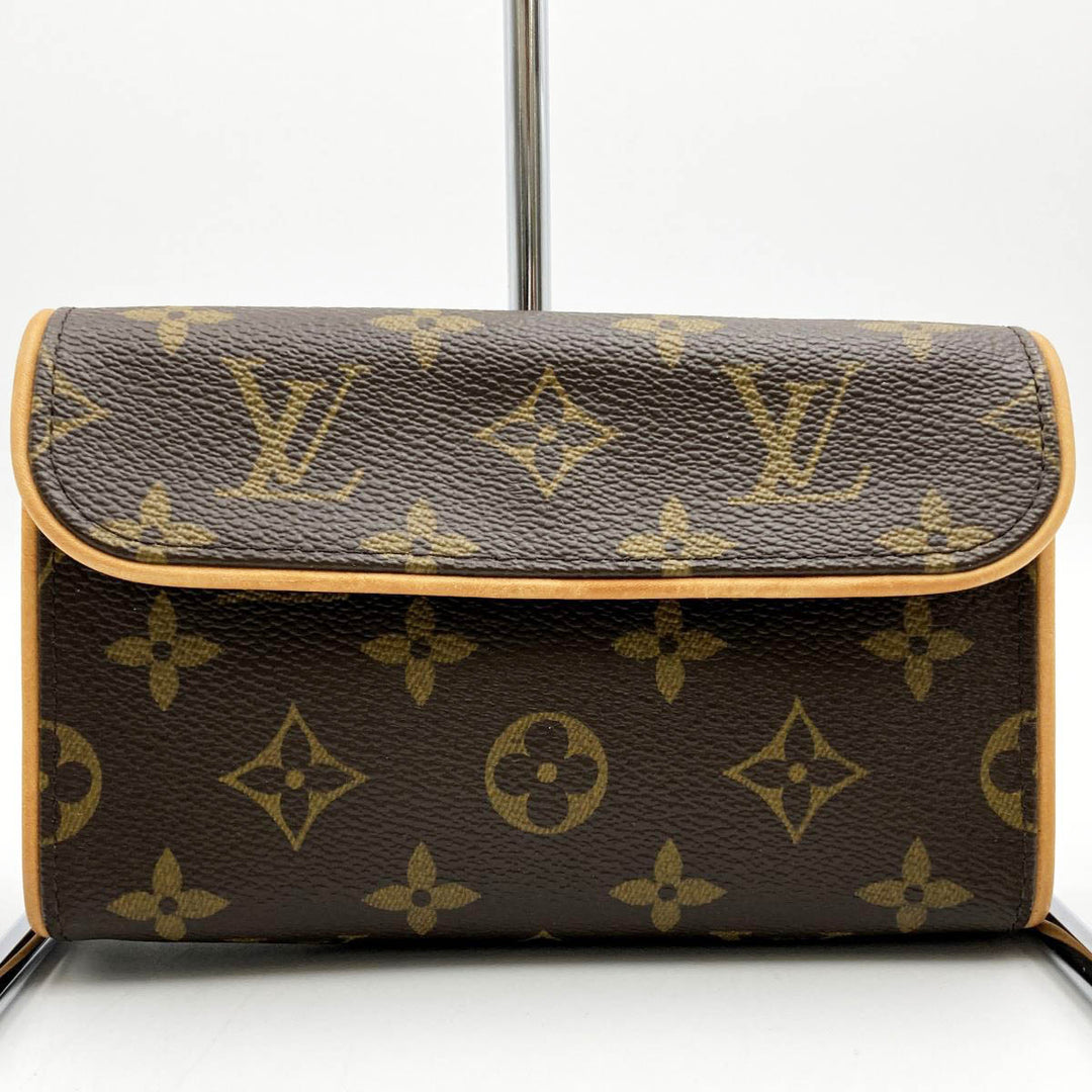 LOUIS VUITTON ルイ・ヴィトン 
 ポシェットフロランティーヌ M51855 ウエストバッグ 
PVC ブラウン