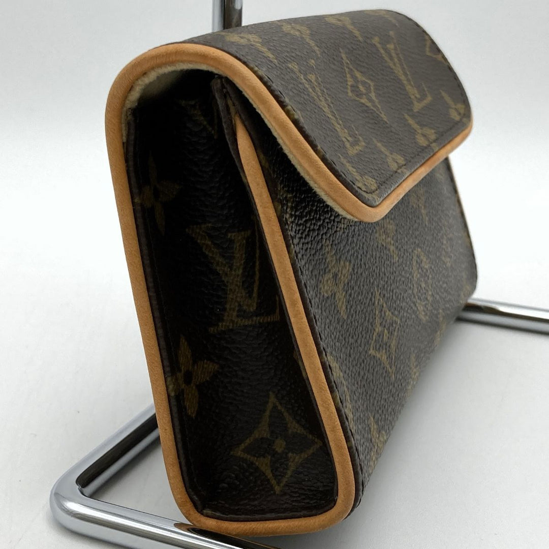LOUIS VUITTON ルイ・ヴィトン 
 ポシェットフロランティーヌ M51855 ウエストバッグ 
PVC ブラウン