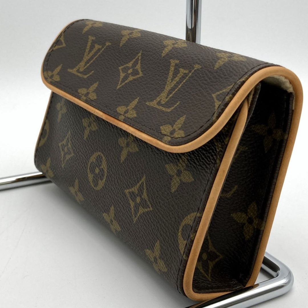 LOUIS VUITTON ルイ・ヴィトン 
 ポシェットフロランティーヌ M51855 ウエストバッグ 
PVC ブラウン
