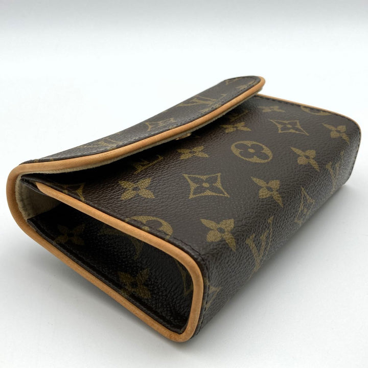 LOUIS VUITTON ルイ・ヴィトン 
 ポシェットフロランティーヌ M51855 ウエストバッグ 
PVC ブラウン