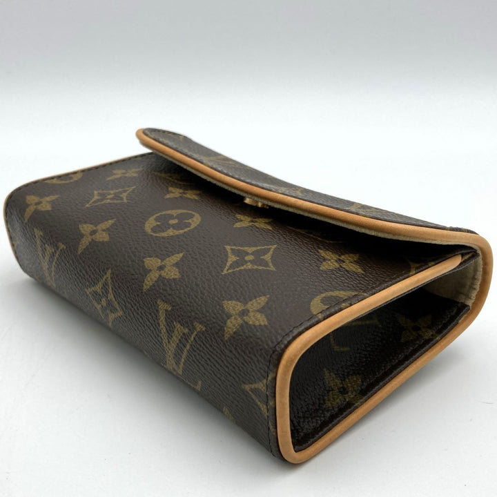 LOUIS VUITTON ルイ・ヴィトン 
 ポシェットフロランティーヌ M51855 ウエストバッグ 
PVC ブラウン