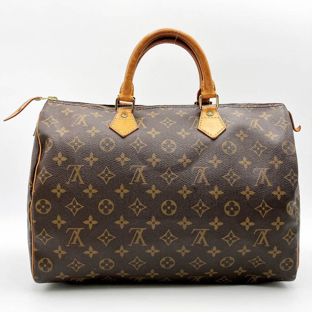 LOUIS VUITTON ルイ・ヴィトン 
 スピーディ35 M41524 ボストンバッグ 
モノグラムキャンバス ブラウン