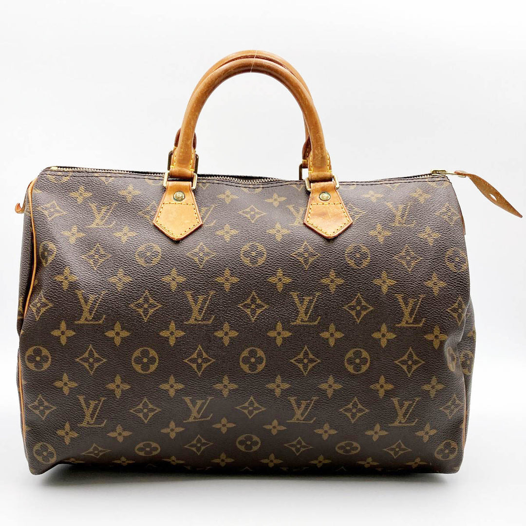 LOUIS VUITTON ルイ・ヴィトン 
 スピーディ35 M41524 ボストンバッグ 
モノグラムキャンバス ブラウン