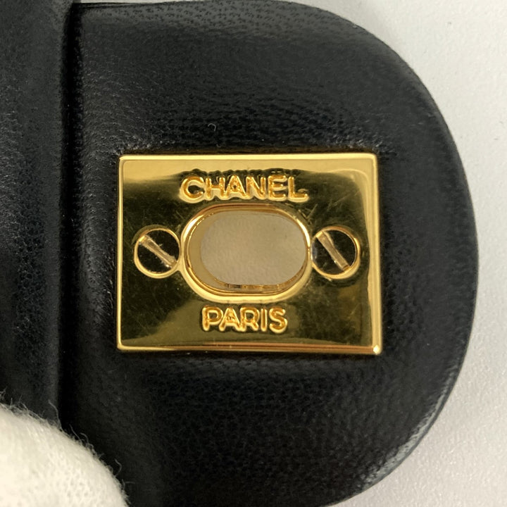 CHANEL シャネル 
 ミニマトラッセ ショルダーバッグ 
ラムスキン ブラック