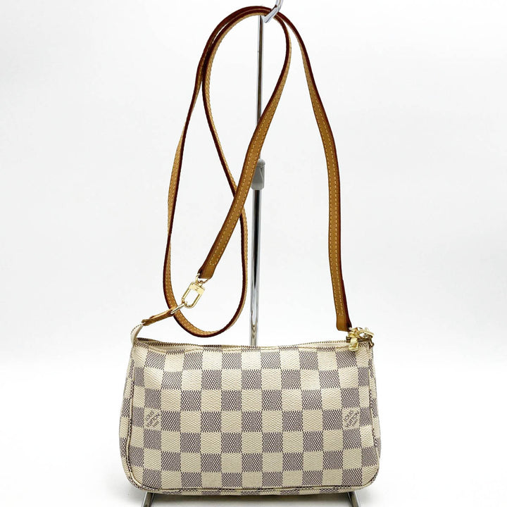 LOUIS VUITTON ルイ・ヴィトン 
 ポシェット・アクセソワール N51986 ショルダーバッグ 
 ホワイト