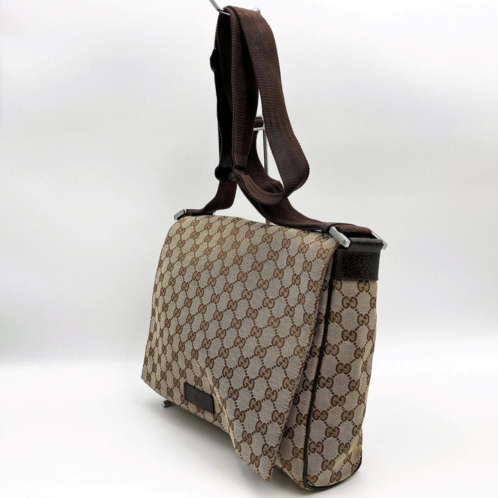 GUCCI グッチ 
 146236 ショルダーバッグ 
GGキャンバス ベージュ