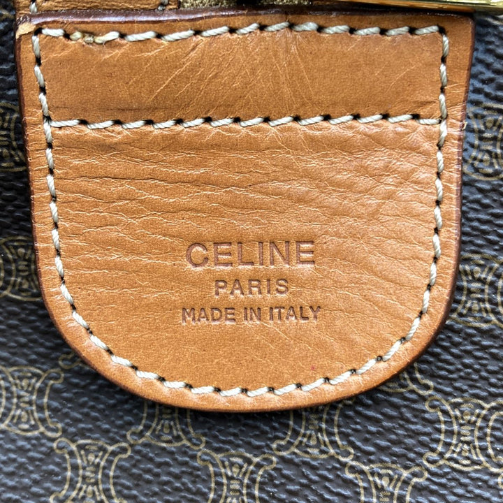 CELINE セリーヌ 
 ボストンバッグ 
PVC ブラウン