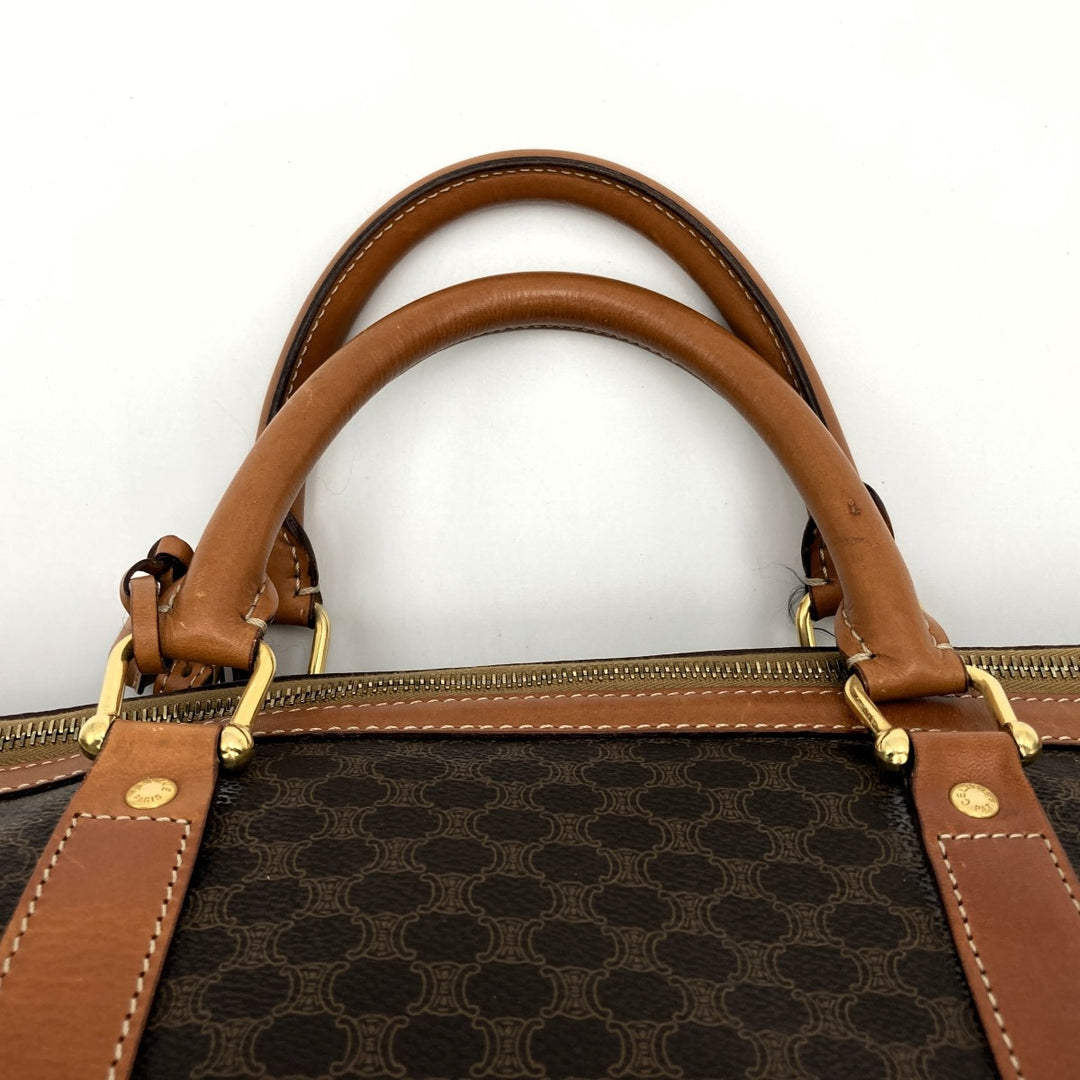 CELINE セリーヌ 
 ボストンバッグ 
PVC ブラウン