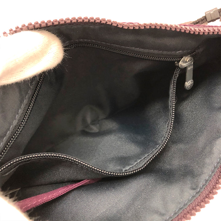 Kipling キプリング 
 K1448351E ショルダーバッグ 
ナイロン/レザー  ダークプラム