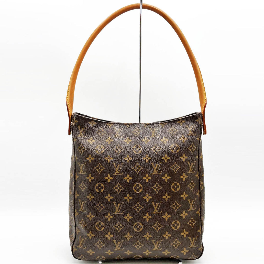 LOUIS VUITTON ルイ・ヴィトン 
 M51145/ルーピングGM ショルダーバッグ 
モノグラムキャンバス ブラウン