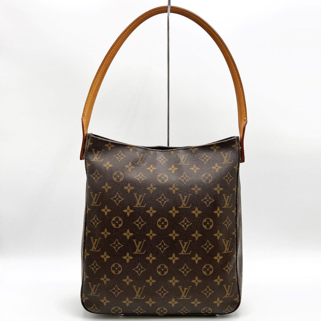 LOUIS VUITTON ルイ・ヴィトン 
 M51145/ルーピングGM ショルダーバッグ 
モノグラムキャンバス ブラウン