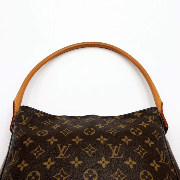 LOUIS VUITTON ルイ・ヴィトン 
 M51145/ルーピングGM ショルダーバッグ 
モノグラムキャンバス ブラウン