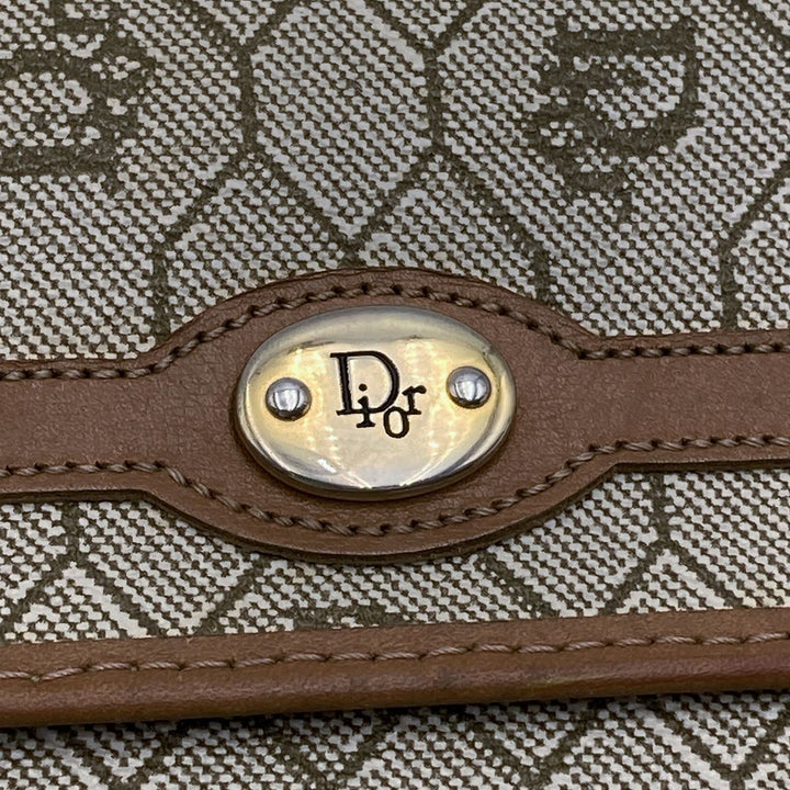 Christian Dior クリスチャンディオール 
 ポーチ 
PVC ベージュ