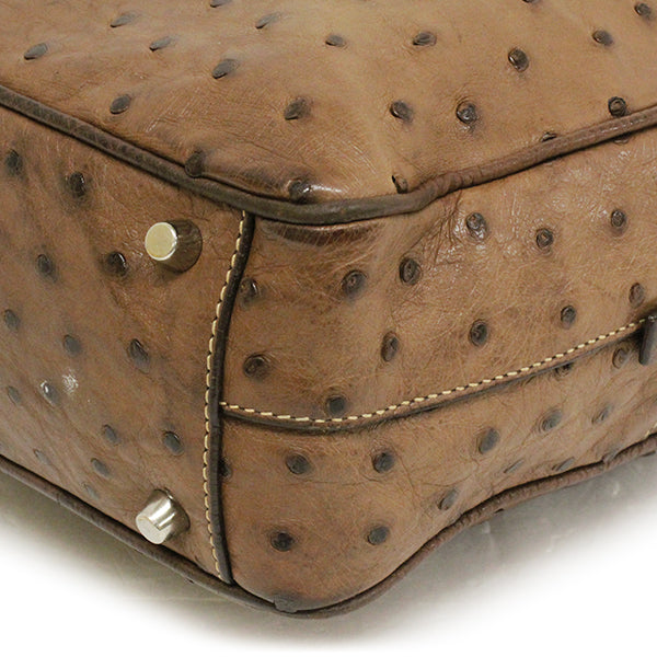 PRADA プラダ 
 BL0095  ショルダーバッグ 
オーストリッチ ブラウン系