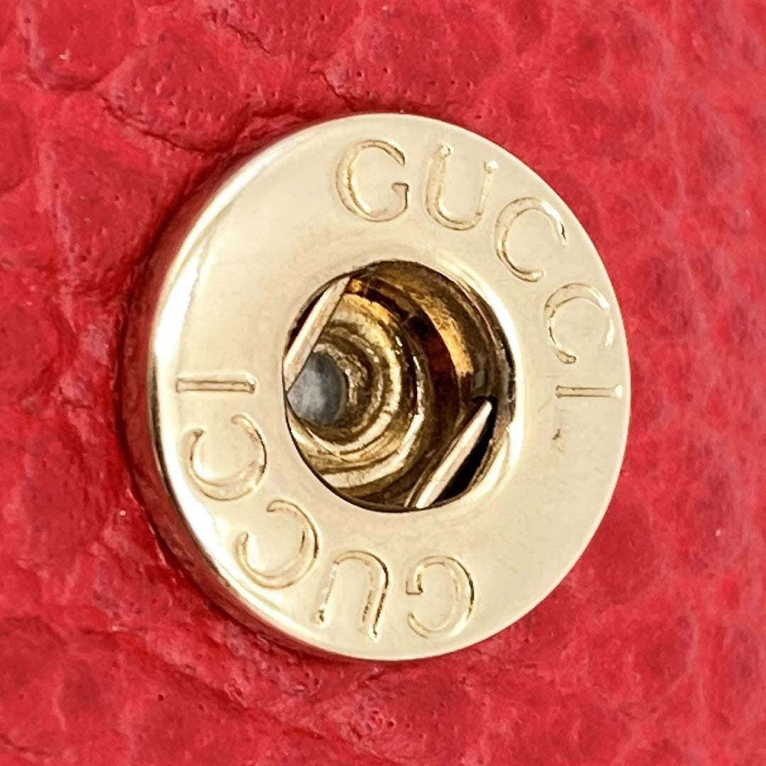 GUCCI グッチ 
 368231 ショルダーバッグ 
レザー レッド