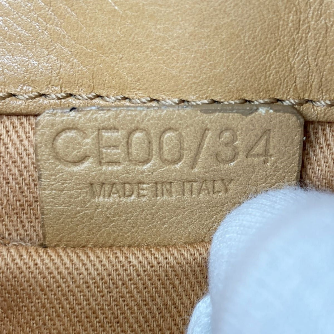 CELINE セリーヌ 
 ブギーバッグ CE00/34 ハンドバッグ 
レザー ベージュ