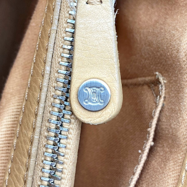CELINE セリーヌ 
 ブギーバッグ CE00/34 ハンドバッグ 
レザー ベージュ