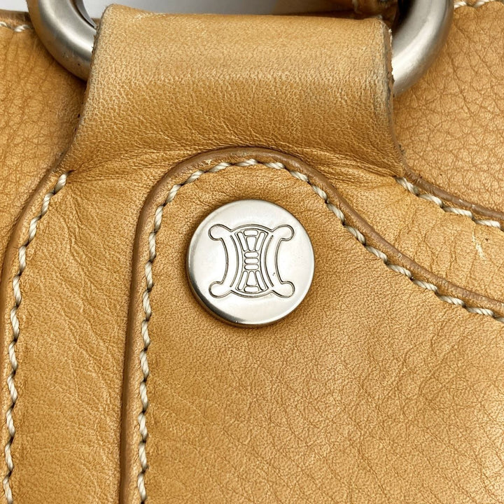 CELINE セリーヌ 
 ブギーバッグ CE00/34 ハンドバッグ 
レザー ベージュ