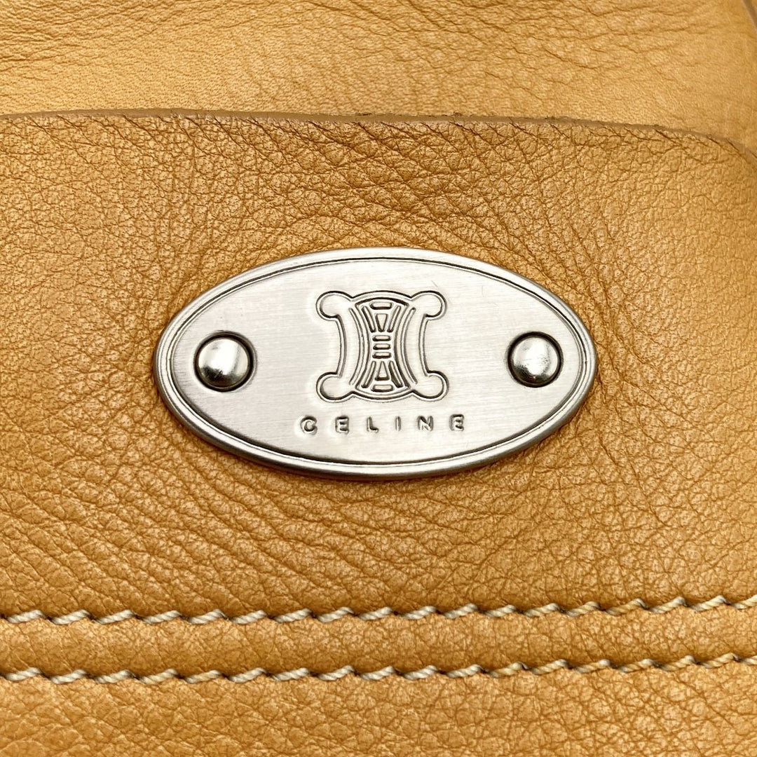 CELINE セリーヌ 
 ブギーバッグ CE00/34 ハンドバッグ 
レザー ベージュ