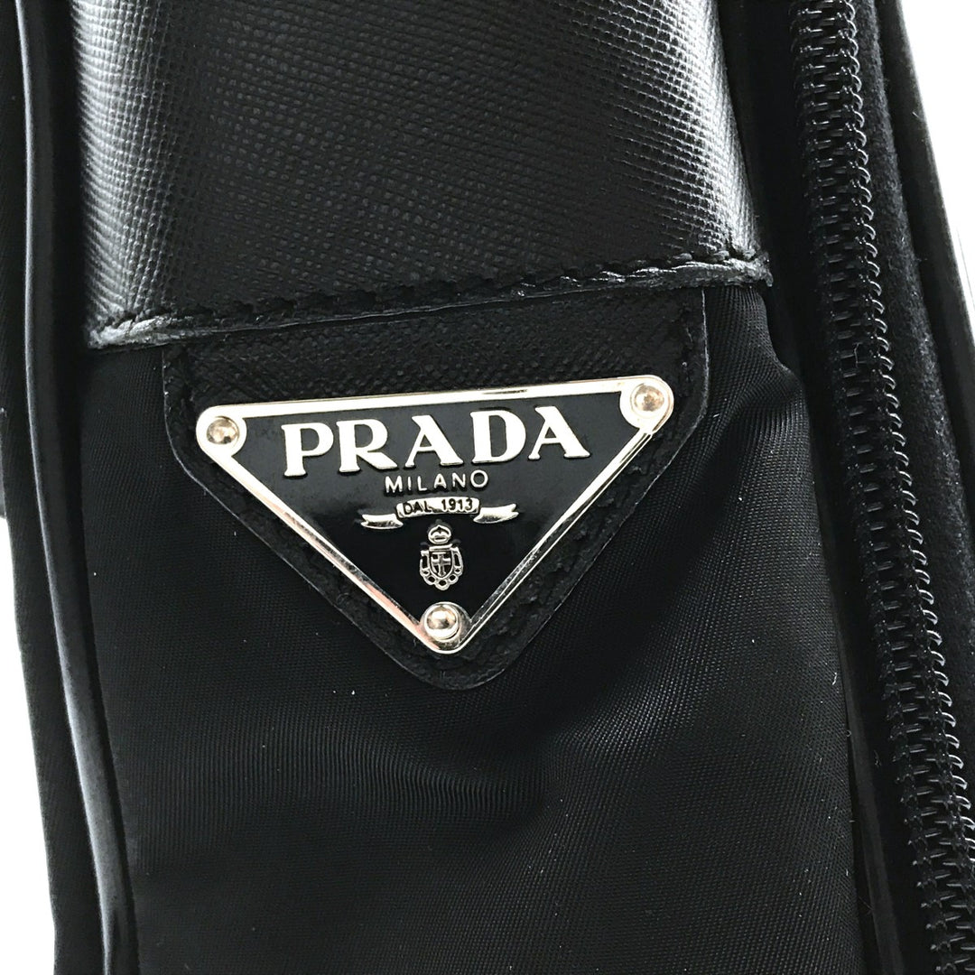 PRADA プラダ 
 ブリーフケース 
ナイロン ブラック