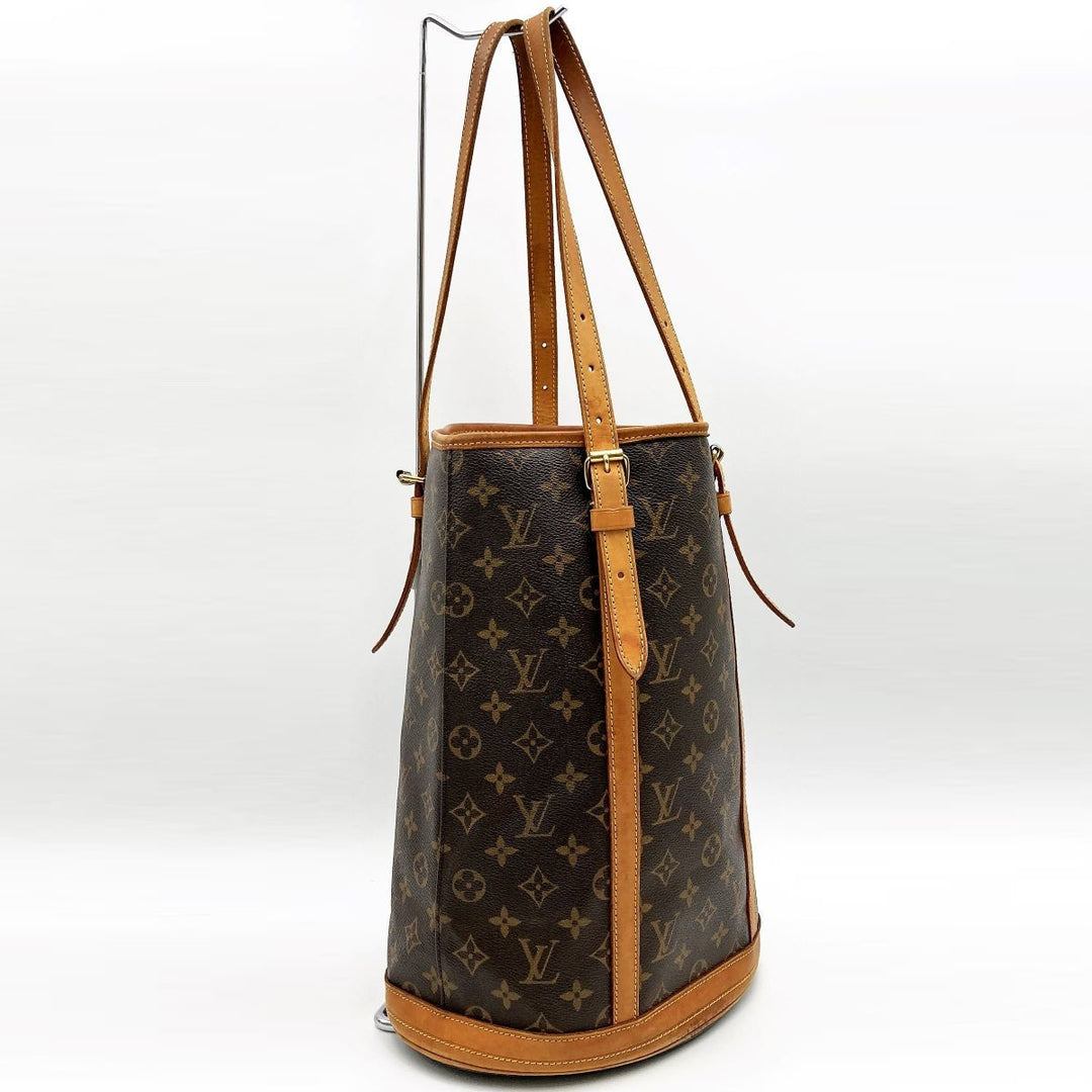 LOUIS VUITTON ルイ・ヴィトン 
 バケットGM M42236 ショルダーバッグ 
PVC ブラウン
