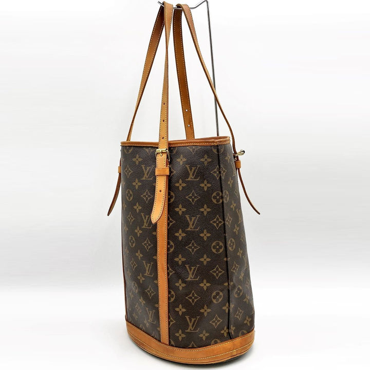 LOUIS VUITTON ルイ・ヴィトン 
 バケットGM M42236 ショルダーバッグ 
PVC ブラウン