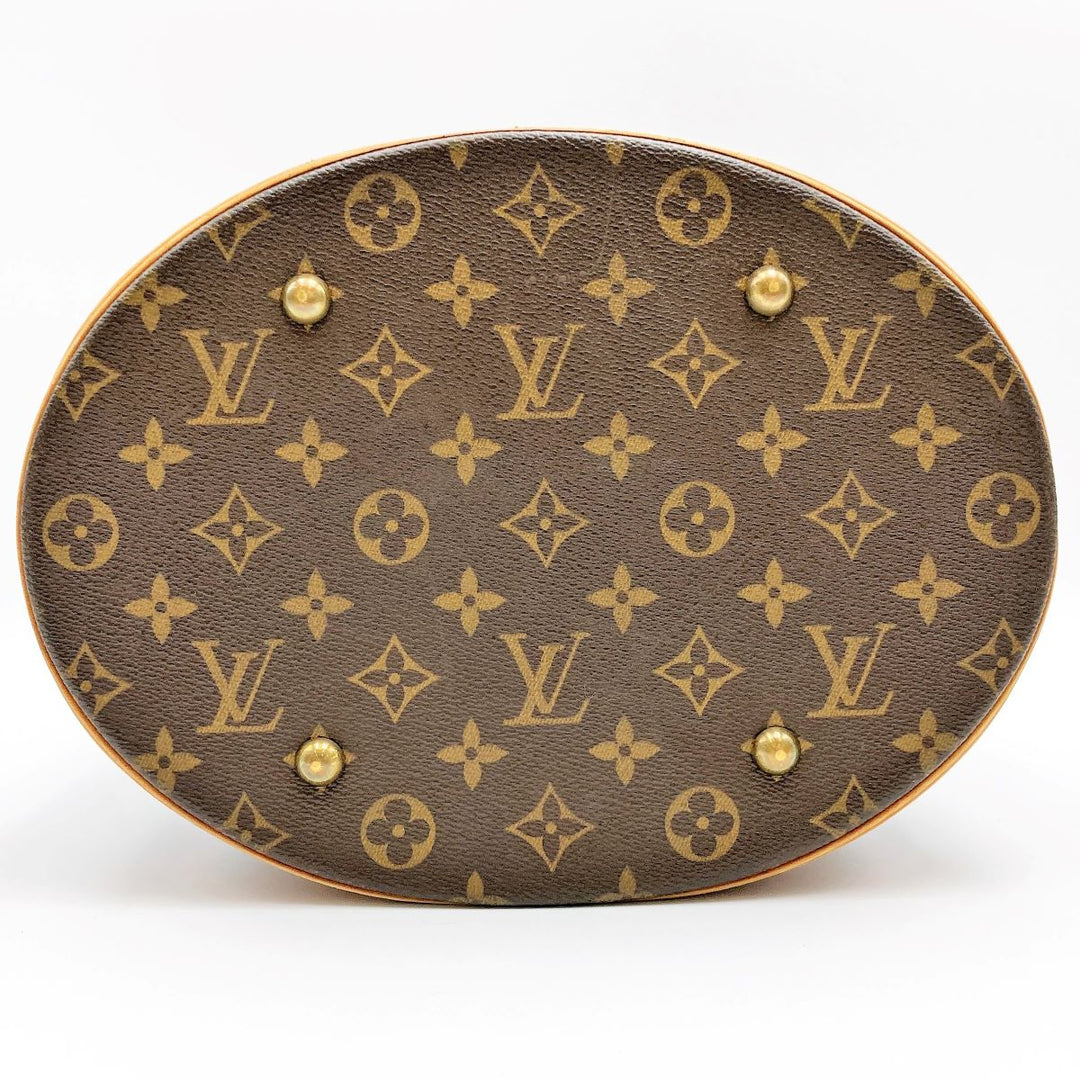 LOUIS VUITTON ルイ・ヴィトン 
 バケットGM M42236 ショルダーバッグ 
PVC ブラウン