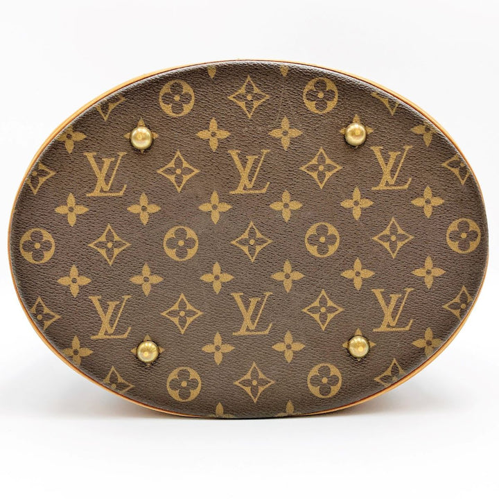 LOUIS VUITTON ルイ・ヴィトン 
 バケットGM M42236 ショルダーバッグ 
PVC ブラウン