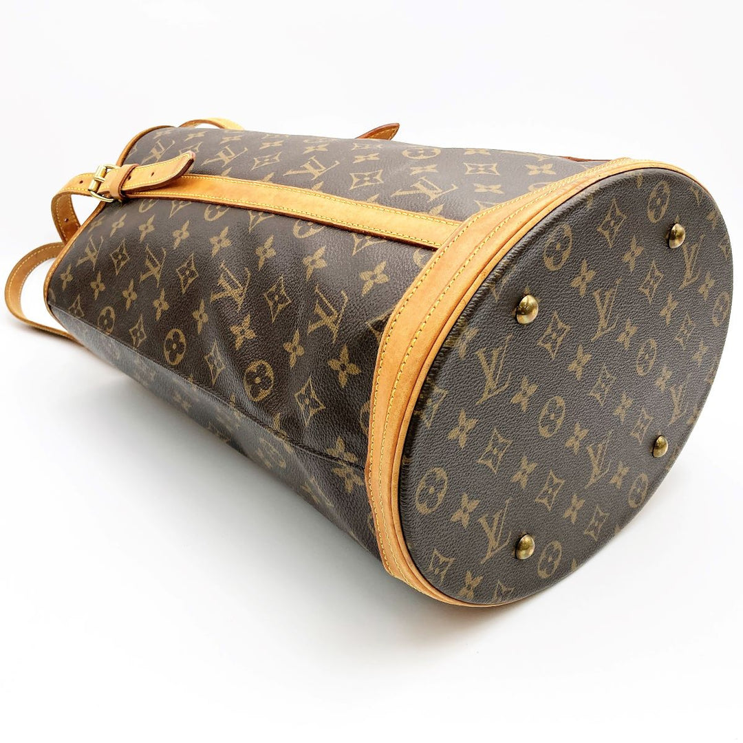 LOUIS VUITTON ルイ・ヴィトン 
 バケットGM M42236 ショルダーバッグ 
PVC ブラウン