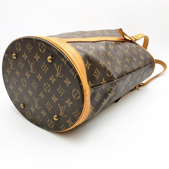 LOUIS VUITTON ルイ・ヴィトン 
 バケットGM M42236 ショルダーバッグ 
PVC ブラウン
