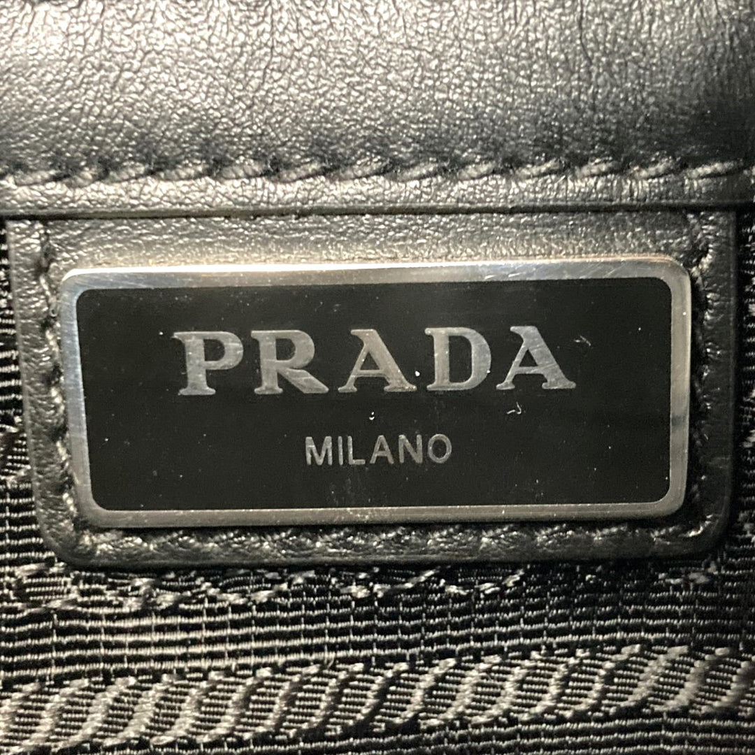 PRADA プラダ 
 トートバッグ 
レザー ブラック