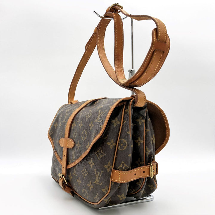 LOUIS VUITTON ルイ・ヴィトン 
 モノグラム ソミュール30 M42256 ショルダーバッグ 
PVC ブラウン