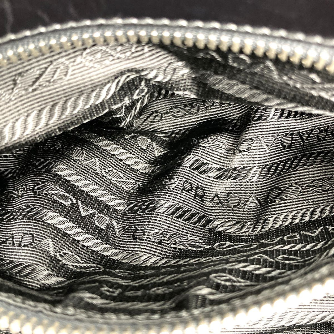 PRADA プラダ 
 BR3150 トートバッグ 
ナイロン/レザー  ブラック