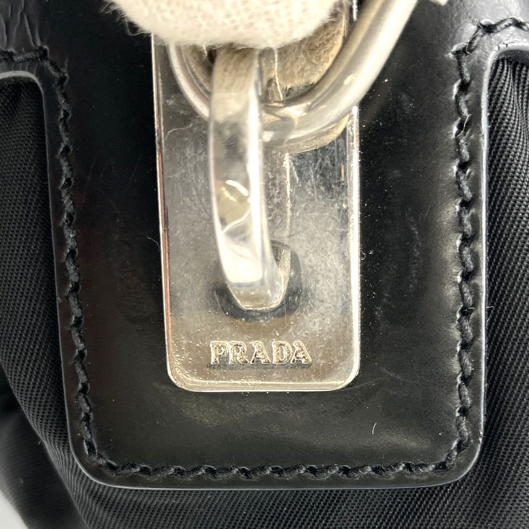PRADA プラダ 
 BR3150 トートバッグ 
ナイロン/レザー  ブラック