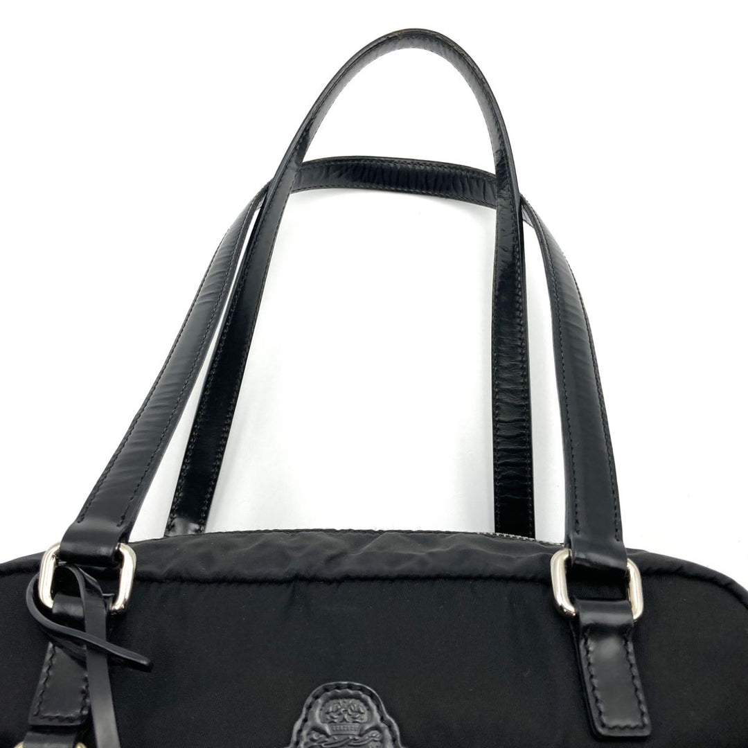 PRADA プラダ 
 BR3150 トートバッグ 
ナイロン/レザー  ブラック