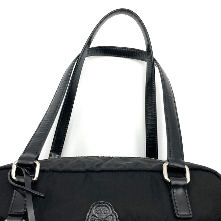 PRADA プラダ 
 BR3150 トートバッグ 
ナイロン/レザー  ブラック