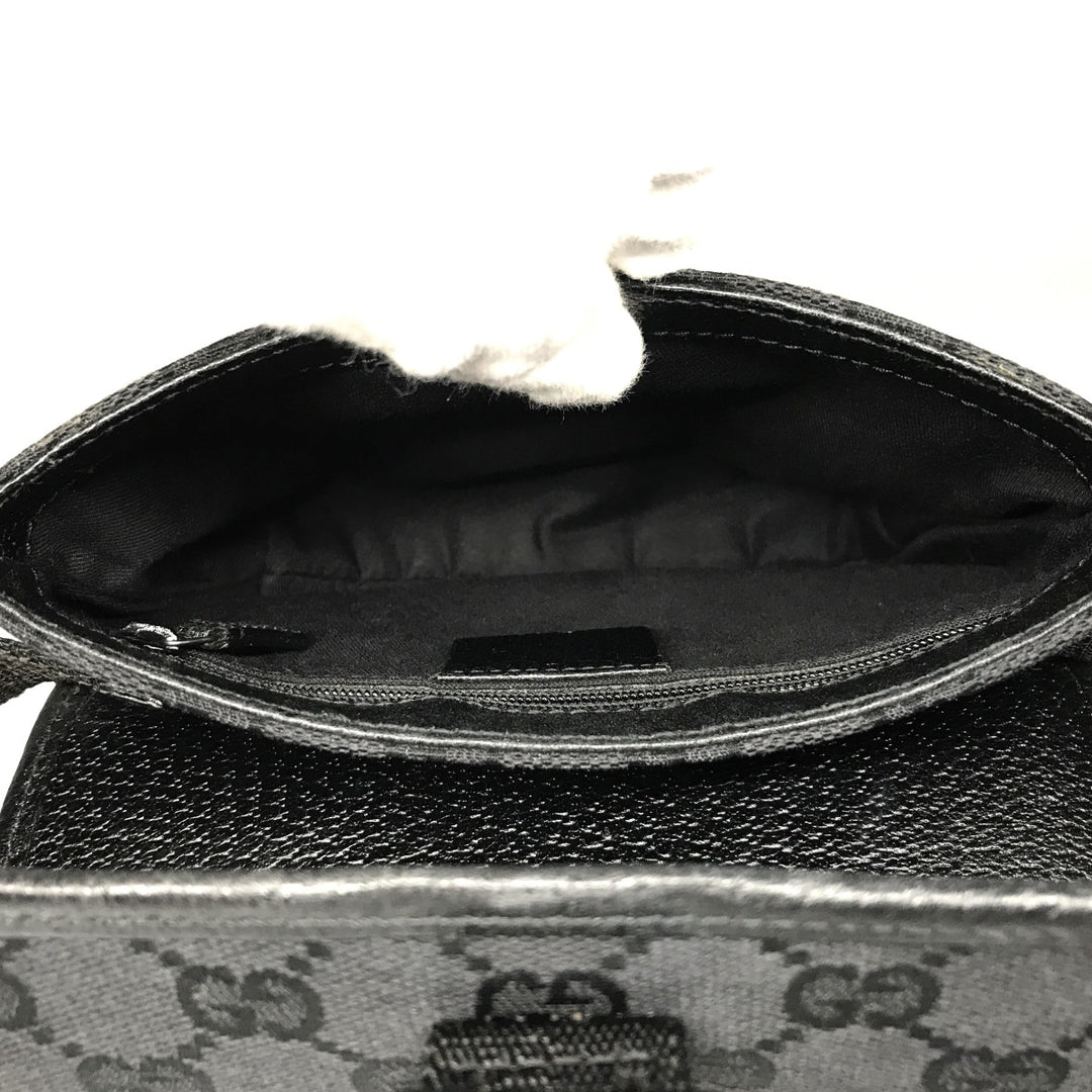 GUCCI グッチ 
 131236 ウエストバッグ 
GGキャンバス ブラック