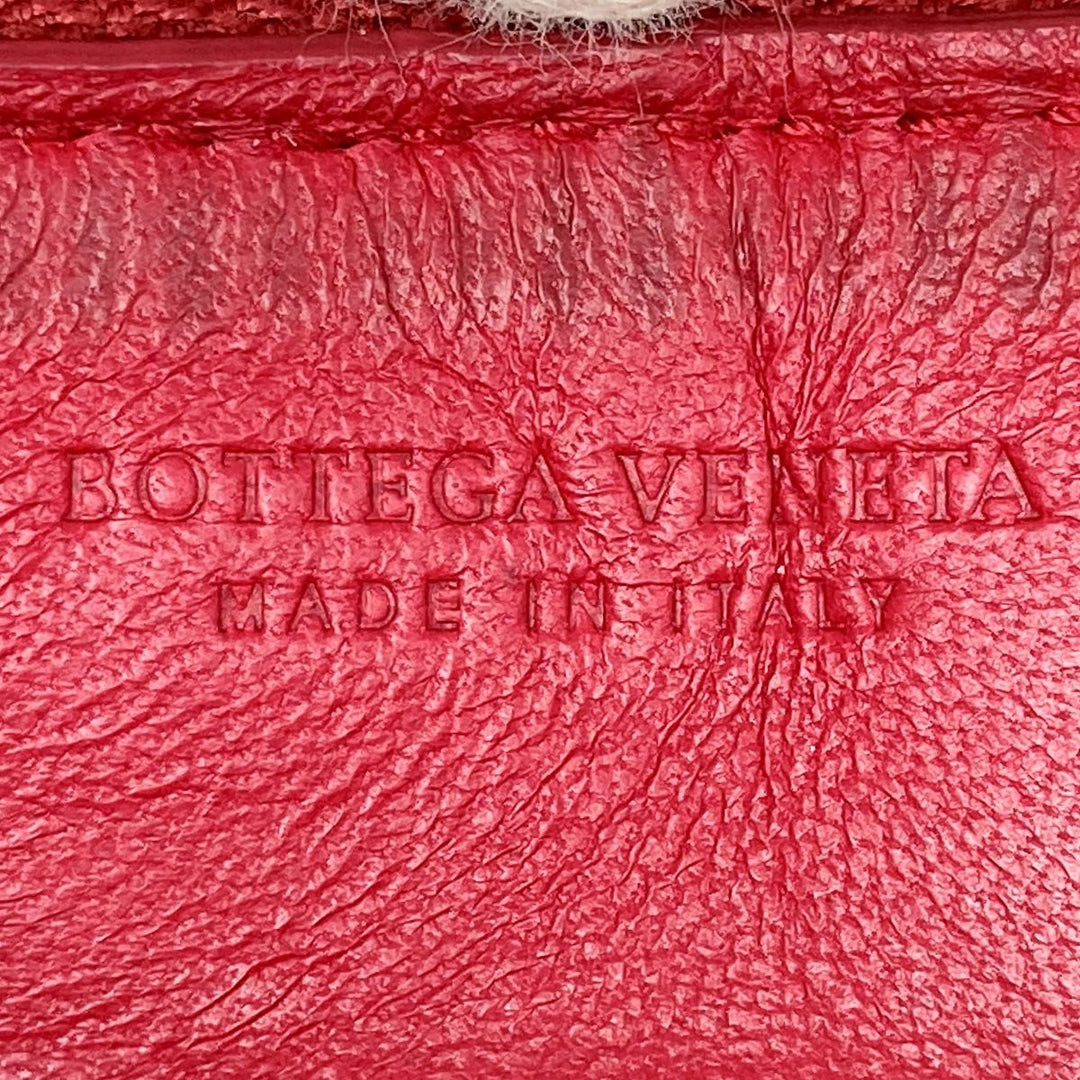 BOTTEGAVENETA ボッテガヴェネタ 
 長財布 
レザー レッド