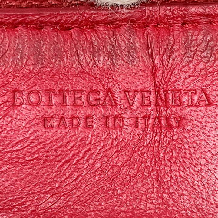 BOTTEGAVENETA ボッテガヴェネタ 
 長財布 
レザー レッド