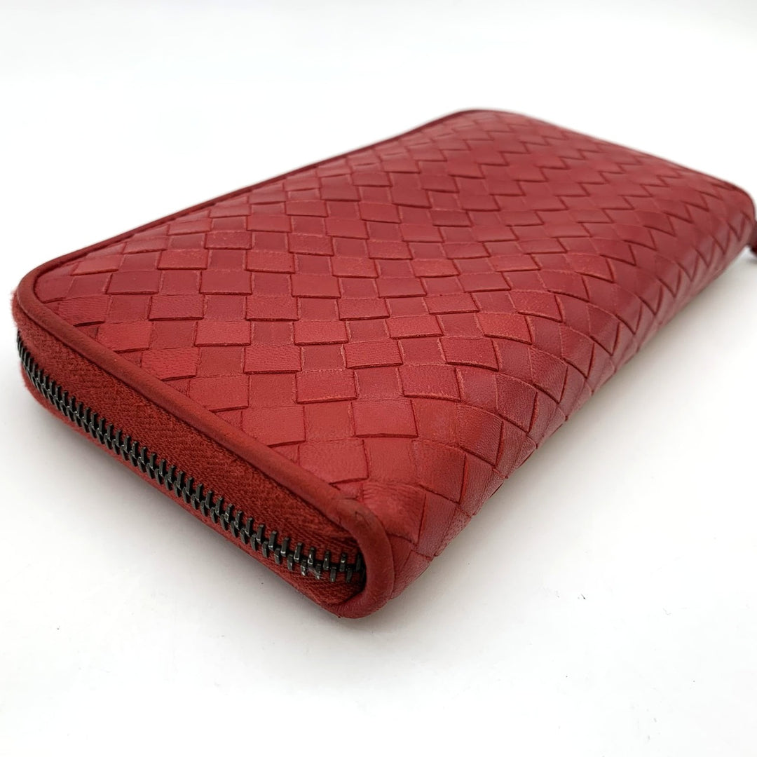 BOTTEGAVENETA ボッテガヴェネタ 
 長財布 
レザー レッド