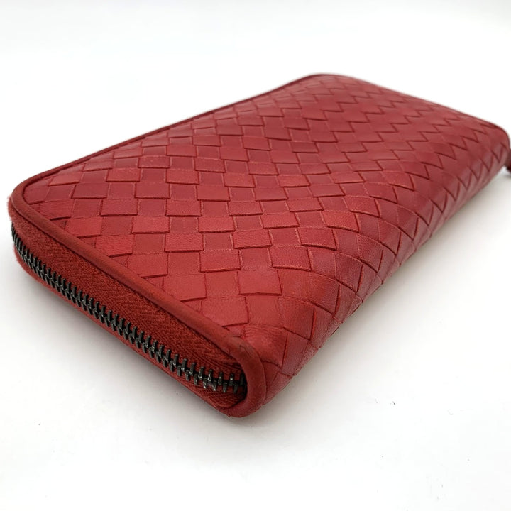 BOTTEGAVENETA ボッテガヴェネタ 
 長財布 
レザー レッド