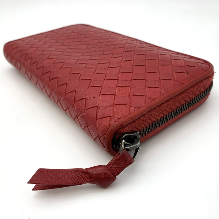 BOTTEGAVENETA ボッテガヴェネタ 
 長財布 
レザー レッド